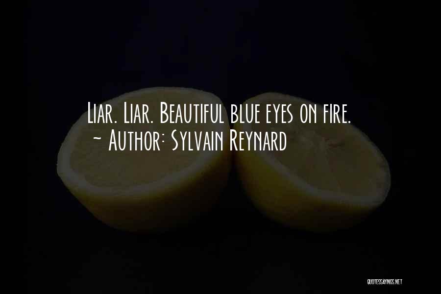Beautiful Blue Eyes Quotes By Sylvain Reynard