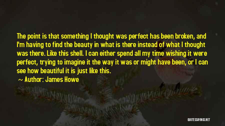 Beautiful Broken Quotes By James Howe