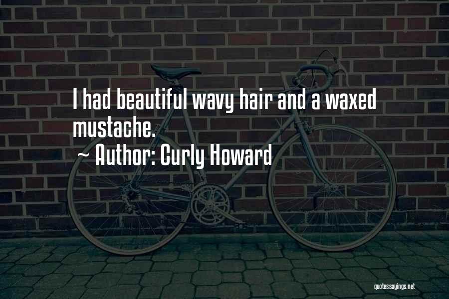 Beautiful Curly Hair Quotes By Curly Howard