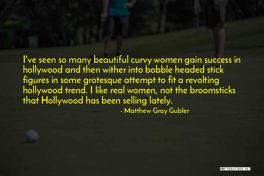 Beautiful Curvy Quotes By Matthew Gray Gubler