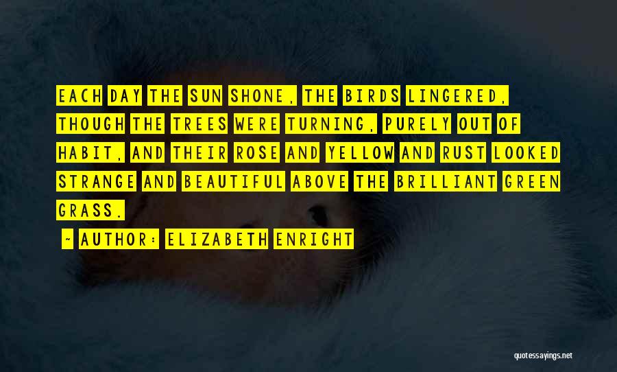 Beautiful Day Out Quotes By Elizabeth Enright