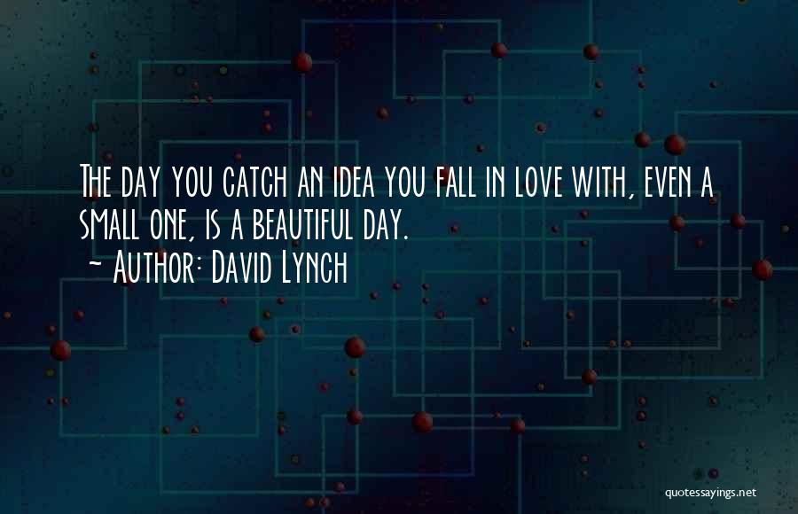 Beautiful Day Quotes By David Lynch