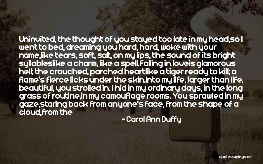 Beautiful Days Quotes By Carol Ann Duffy