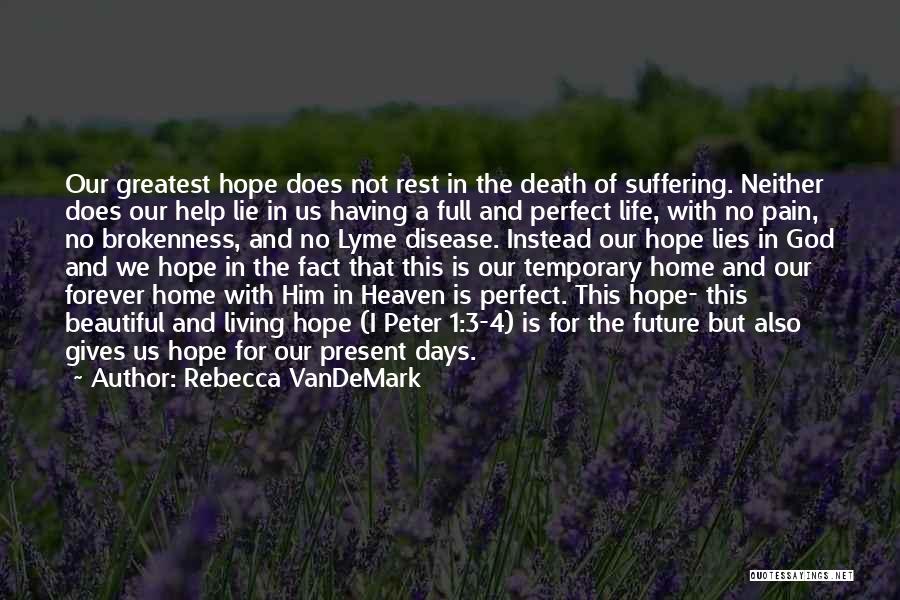 Beautiful Days Quotes By Rebecca VanDeMark