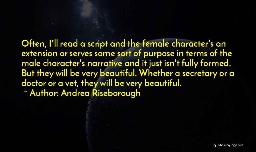 Beautiful Doctor Who Quotes By Andrea Riseborough