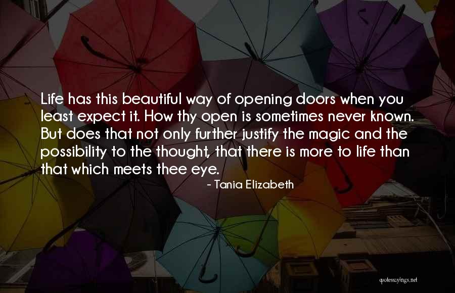 Beautiful Doors Quotes By Tania Elizabeth Beautiful Doors Quotes By Tania Elizabeth