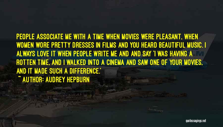 Beautiful Dresses Quotes By Audrey Hepburn