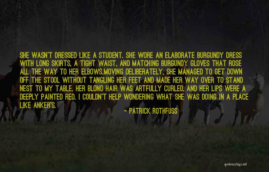 Beautiful Dresses Quotes By Patrick Rothfuss