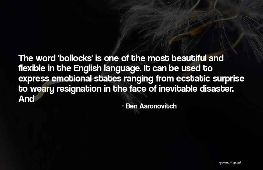 Beautiful English Quotes By Ben Aaronovitch