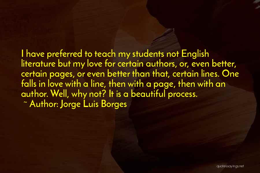 Beautiful English Quotes By Jorge Luis Borges