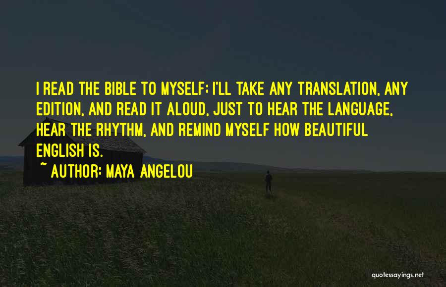 Beautiful English Quotes By Maya Angelou