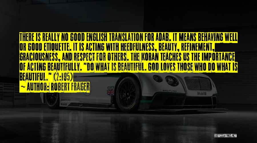 Beautiful English Quotes By Robert Frager