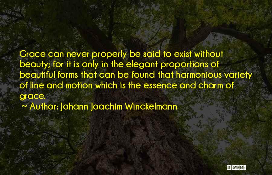 Beautiful Essence Quotes By Johann Joachim Winckelmann