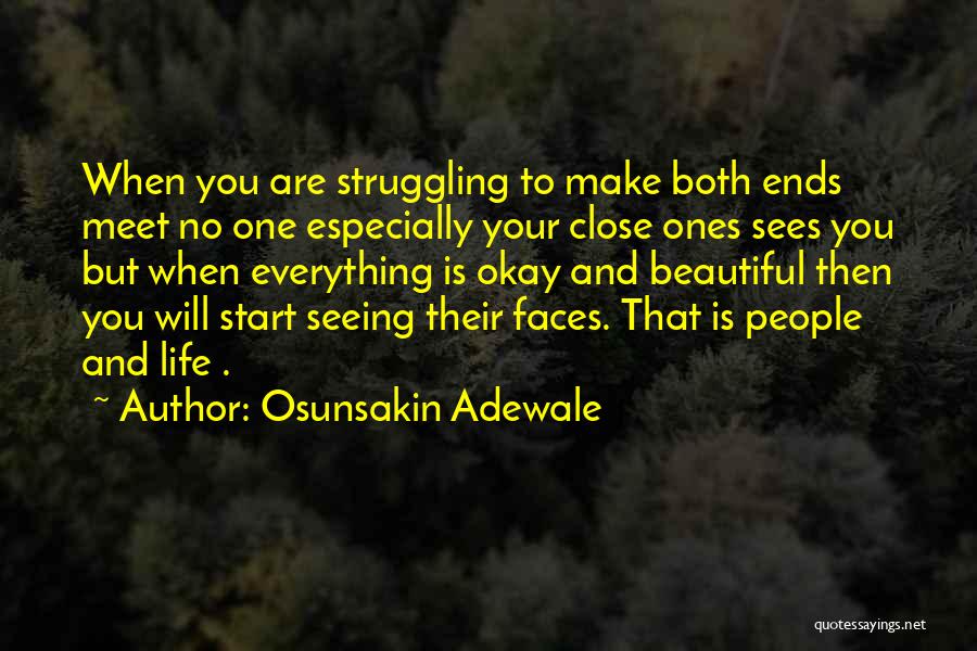 Beautiful Faces Quotes By Osunsakin Adewale