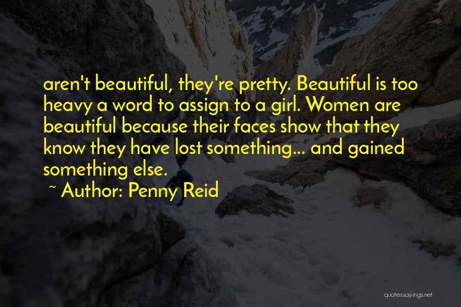 Beautiful Faces Quotes By Penny Reid