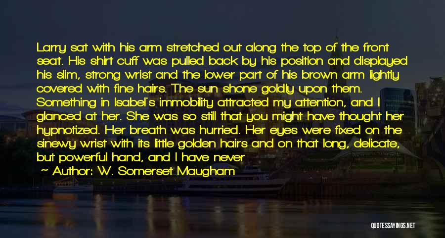 Beautiful Features Quotes By W. Somerset Maugham