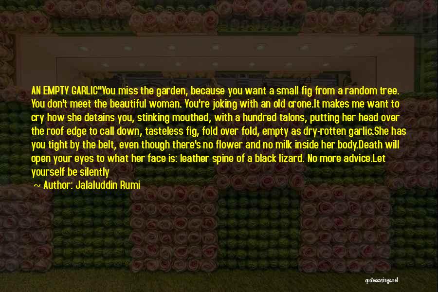 Beautiful Flower Garden Quotes By Jalaluddin Rumi