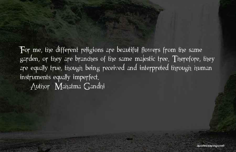 Beautiful Flower Garden Quotes By Mahatma Gandhi