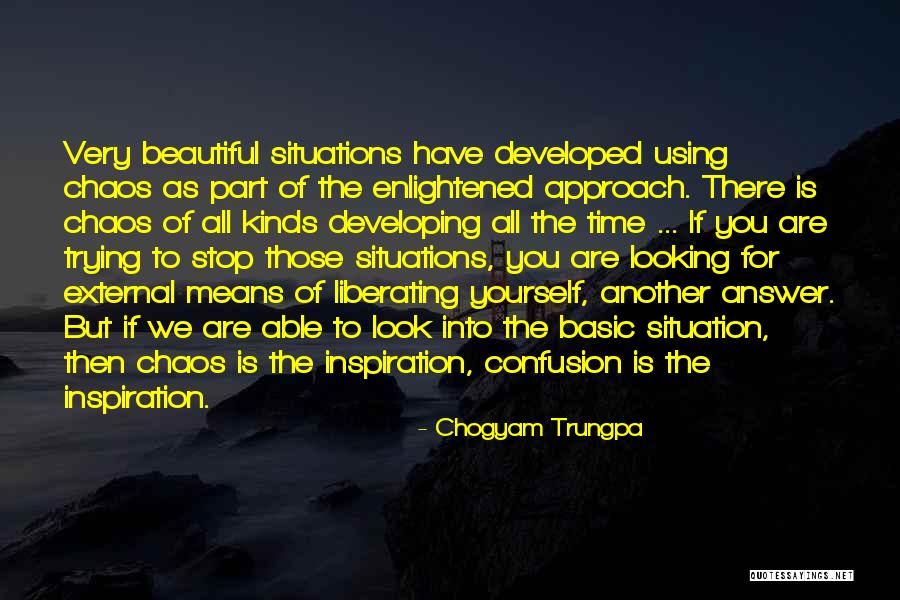 Beautiful For You Quotes By Chogyam Trungpa