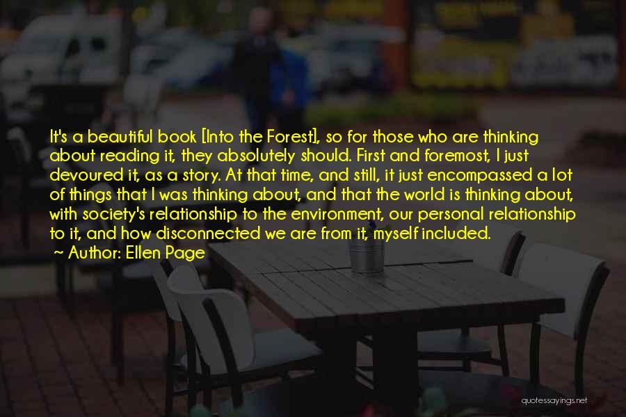 Beautiful Forest Quotes By Ellen Page