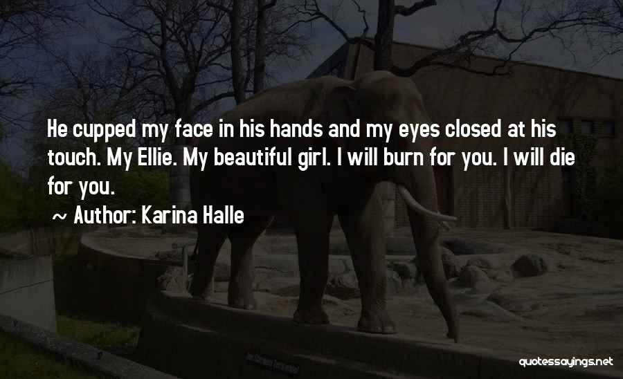 Beautiful Girl Face Quotes By Karina Halle