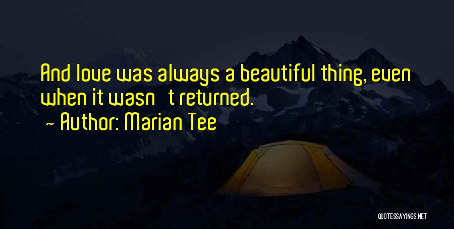 Beautiful Heartbreaking Quotes By Marian Tee