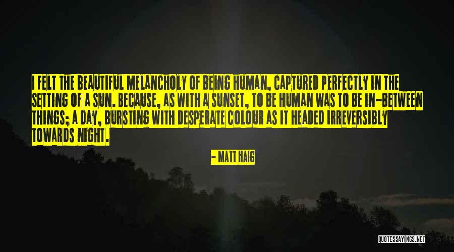 Beautiful Human Being Quotes By Matt Haig Beautiful Human Being Quotes By Matt Haig