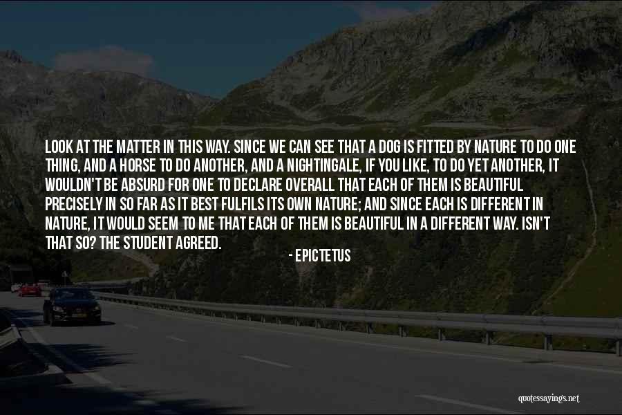 Beautiful In Own Way Quotes By Epictetus Beautiful In Own Way Quotes By Epictetus