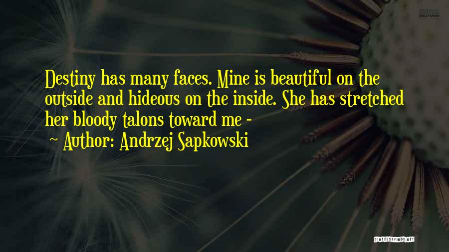 Beautiful Inside And Outside Quotes By Andrzej Sapkowski