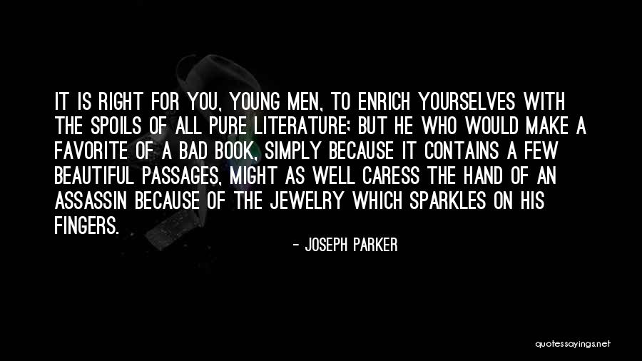 Beautiful Jewelry Quotes By Joseph Parker