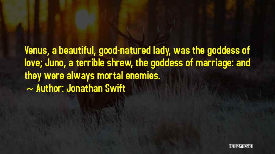Beautiful Lady Quotes By Jonathan Swift