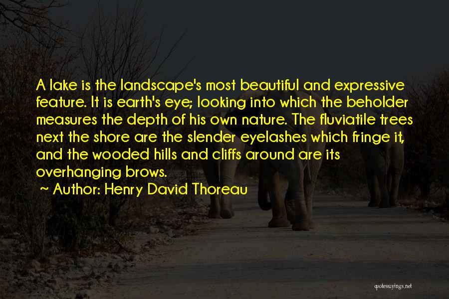 Beautiful Lake Quotes By Henry David Thoreau