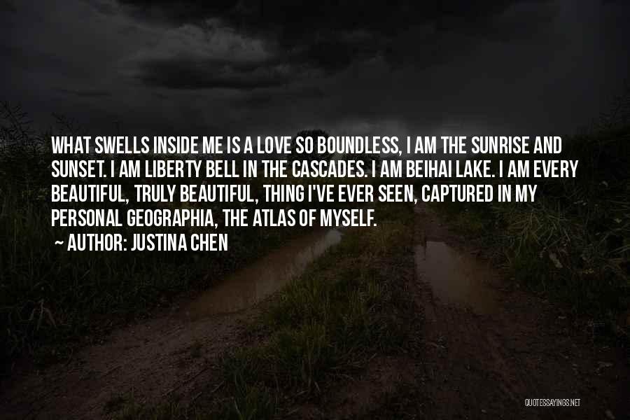 Beautiful Lake Quotes By Justina Chen