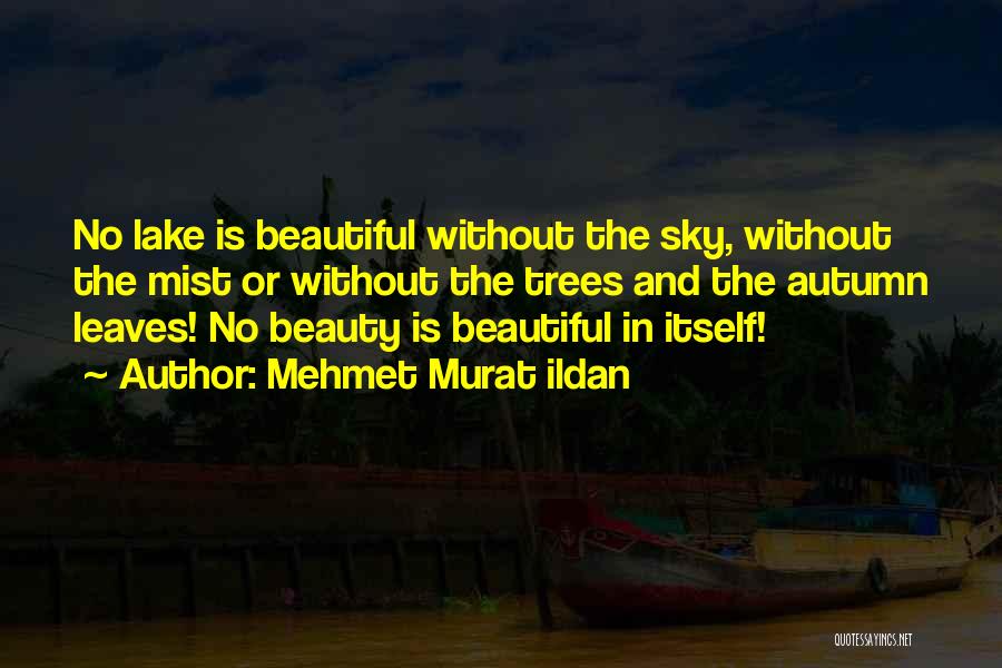 Beautiful Lake Quotes By Mehmet Murat Ildan