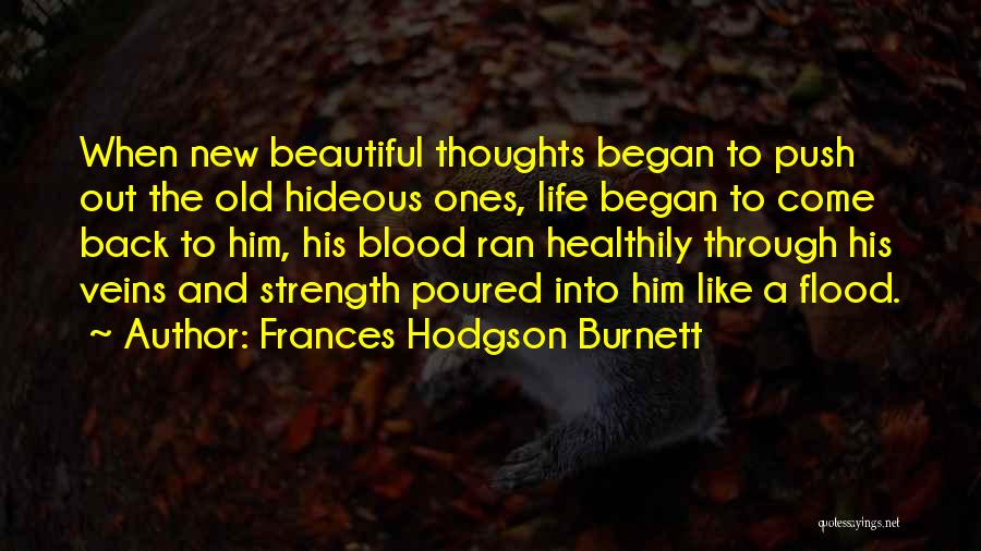 Beautiful Life Thoughts Quotes By Frances Hodgson Burnett