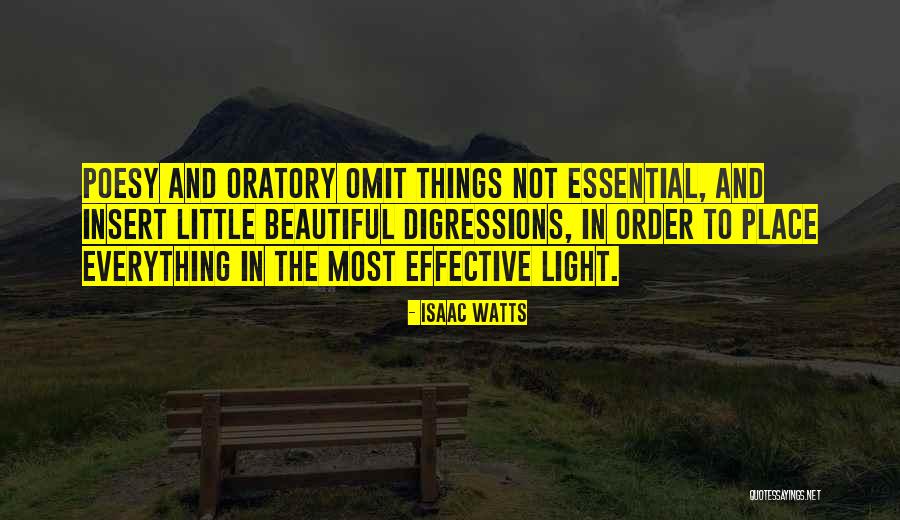 Beautiful Light Quotes By Isaac Watts