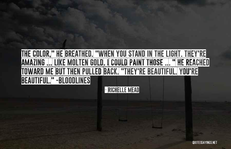 Beautiful Light Quotes By Richelle Mead