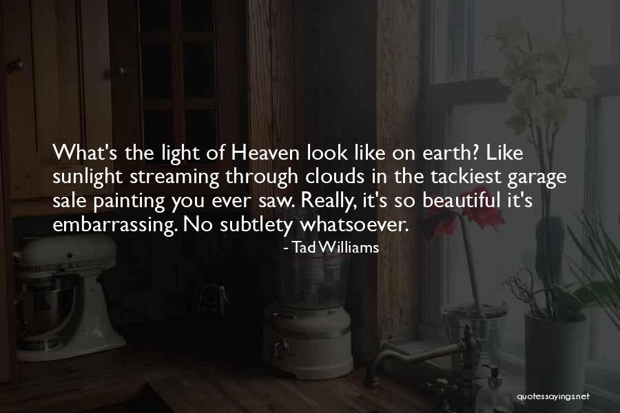 Beautiful Light Quotes By Tad Williams