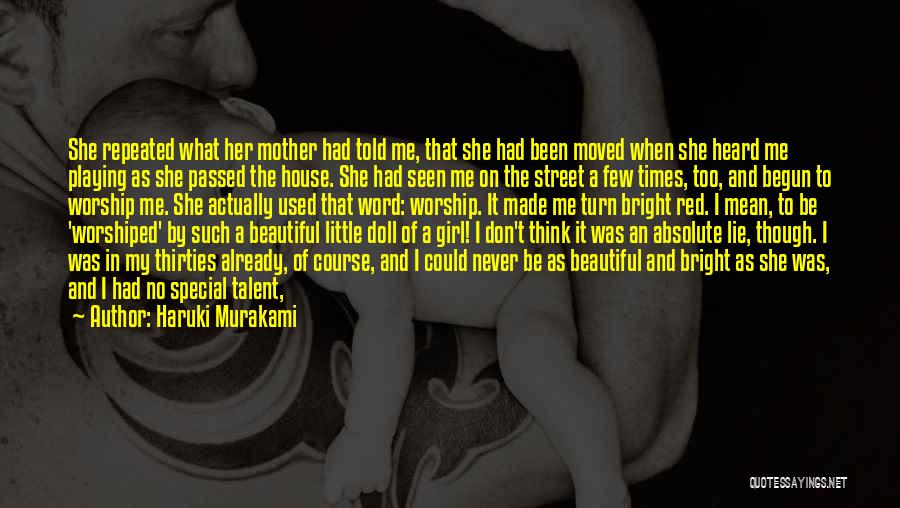 Beautiful Little Girl Quotes By Haruki Murakami