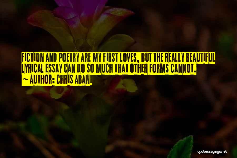 Beautiful Lyrical Quotes By Chris Abani