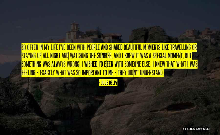 Beautiful Moments In Life Quotes By Julie Delpy