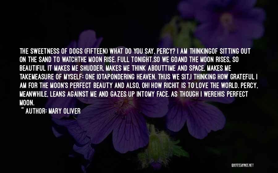 Beautiful Moon Love Quotes By Mary Oliver