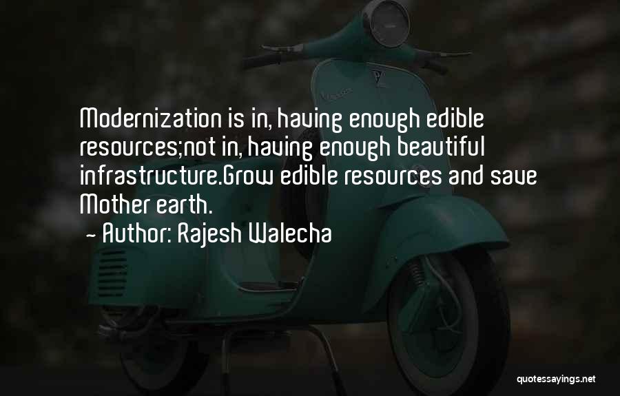 Beautiful Mother Earth Quotes By Rajesh Walecha