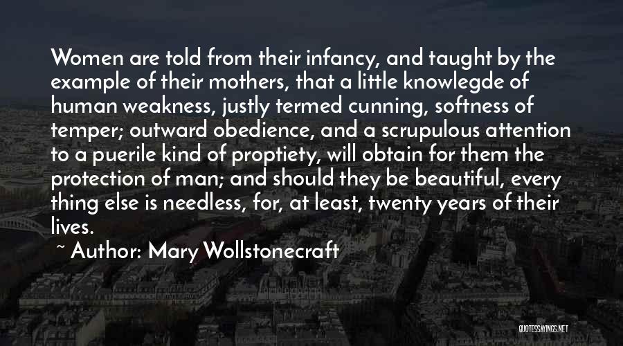 Beautiful Mothers Quotes By Mary Wollstonecraft