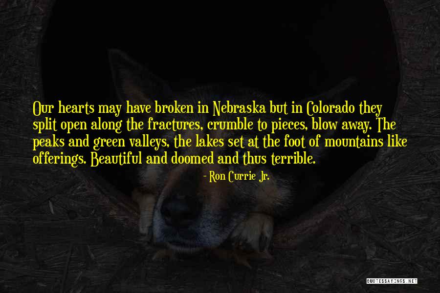 Beautiful Mountains Quotes By Ron Currie Jr. Beautiful Mountains Quotes By Ron Currie Jr.