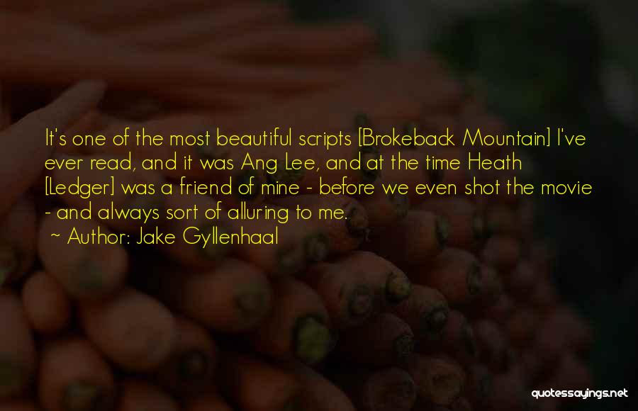 Beautiful Movie Quotes By Jake Gyllenhaal