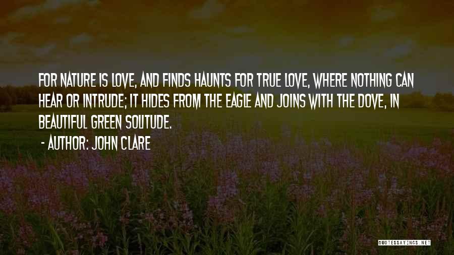 Beautiful Nature Love Quotes By John Clare