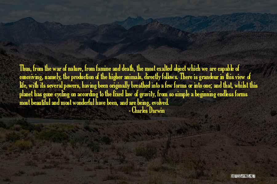 Beautiful Nature Quotes By Charles Darwin