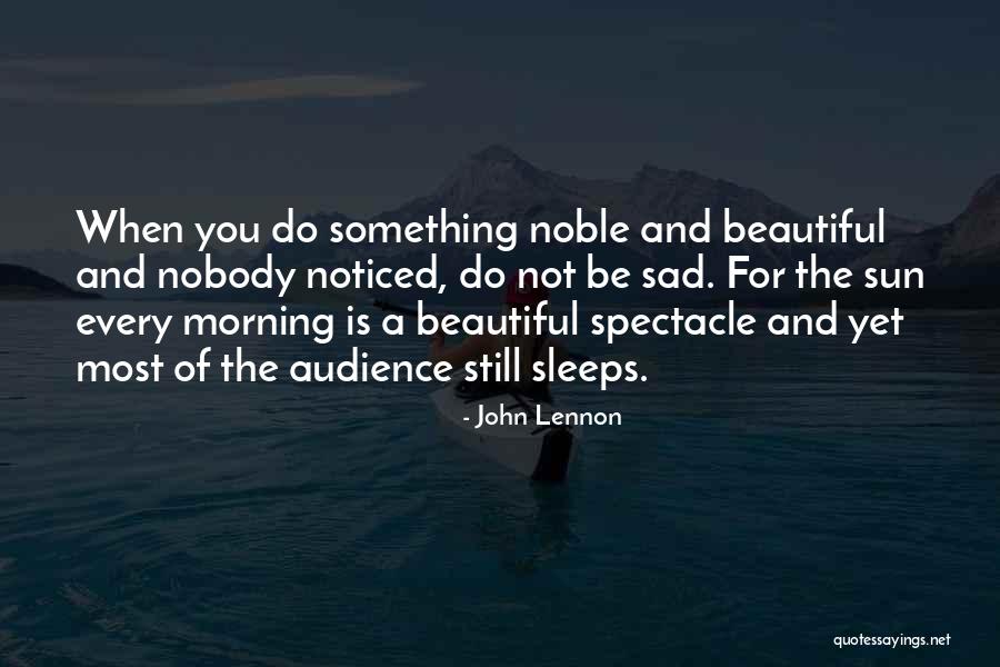 Beautiful Nature Quotes By John Lennon