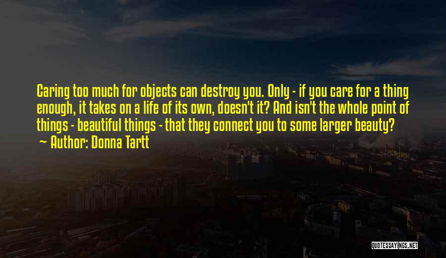 Beautiful Objects Quotes By Donna Tartt